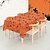 baratos Halloween-Toalha de mesa de Halloween, capas de mesa descartáveis de teia de aranha, toalha de mesa de plástico à prova de derramamento preta, branca, laranja e roxa para festa de Halloween, decoração de mesa