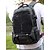 baratos Mochilas de Exterior-Mochila de caminhada impermeável masculina – mochila de viagem de grande capacidade para atividades ao ar livre com tecido repelente à água, alças respiráveis e vários bolsos para acampamento, trekking e escola