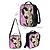 baratos Mochilas para Crianças e Adolescentes-Conjunto de mochila infantil de 3 peças em formato de gato da Kayomi Harai - linda mochila escolar com lancheira e estojo, compartimento isolado e grande capacidade para uso em escolas primárias, viagens ou piqueniques.