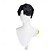 abordables Pelucas de anime-Película anime Kpop Demon Hunters cosplay Jinu peluca corta cabello negro Saja Boys