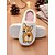 baratos Chinelos de mulher-chinelos femininos confortáveis para ambientes internos com bordado de corgi – chinelos fofos e quentinhos para o inverno e para relaxar