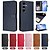 levne Pouzdra pro Samsung-telefon Carcasă Pro Samsung Galaxy S25 S25 Plus S25 Ultra S24 S24 Ultra Plus S24 FE A55 5G A53 A52 Pouzdro na peněženku se stojánkem Ochrana celého těla s poutkem na zápěstí Retro TPU PU kůže