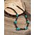 abordables Accessoires de vacances-Collier de perles en pierre naturelle pour homme avec des accents turquoise – bijoux de style bohème pour la plage, pour les tenues décontractées, les festivals et les vacances d'été