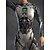 preiswerte Drucke-Karneval 2026 Roboter Cyborg Bodysuits Halloween-Gruppen-Paarkostüme Ganzkörper-Catsuit Gruseliges Kostüm Erwachsene Kinder Alle Halloween Karneval Tag der Toten Club Party Leistung Einfache