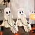 tanie Dekoracje wiszące i na stół na Halloween-halloweenowa figurka spacerującego psa ducha - upiorna figurka do dekoracji stołu domowego