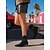 abordables Cowboy y botas occidentales-Botas vaqueras occidentales de gamuza marrón para mujer: cómodas botas de tacón de bloque con punta puntiaguda hasta media pantorrilla para mujer, estilo bohemio, ideales para festivales de música,