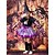 cheap Halloween Accessories-Women&#039;s Halloween Spider Web Cape – Sheer Black Mesh Shawl with Ruffled Collar, Lightweight Polyester Cloak for Costume Party, Cosplay and Witch Outfit