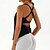 cheap Sports Bras &amp; Vests-Women&#039;s Workout Tank Tops Sports Bra Underwear Low Support Breathable Removable Pad Padded Solid / Plain Color Sport Activewear Black White Gym Fitness Yoga