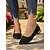 abordables Ballerines femme-Ballerines blanches texturées pour femmes – chaussures décontractées à enfiler à bout rond avec accent de talon doré pour dames, parfaites pour les trajets quotidiens, les promenades dans le jardin ou les sorties du week-end