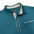 preiswerte Klassisches Poloshirt für Herren-Herren Golfshirt Golf Poloshirts Arbeit Lässig Revers Langarm Basic Modern Farbblock Tasche Knöpfe Frühling Herbst Normale Passform Aprikose Schwarz Marineblau Blau Armeegrün Dunkelblau Golfshirt