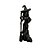 levne Figurky a ozdoby-fantasy čarodějnice socha pryskyřice měsíc čarodějnice s koštětem &amp;Kotlík sběratelská figurka mystická halloweenská ozdoba do obývacího pokoje stolní dekorace domácnosti