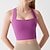 cheap Sports Bras &amp; Vests-Women&#039;s Workout Tank Tops Sports Bra Underwear Medium Support Breathable Wireless Padded Solid / Plain Color Sport Activewear White Purple Gym Fitness Yoga