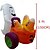 baratos Halloween-Carrinho de abóbora inflável de Halloween de 5 pés com doces, decoração de quintal inflável com LEDs embutidos para festa de Halloween ao ar livre, decoração interna, quintal, jardim e gramado