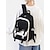 voordelige Kinderen en Tiener Rugzakken-Voor heren Dames rugzak Schooltas Schoolrugzak boekentas School Dagelijks Effen Kleur Oxfordstof Nylon Grote capaciteit waterdicht Lichtgewicht Hanger Rits Zwart Blozend Roze Paars