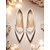 voordelige Formeel-Elegante satijnen stilettohakken met puntige neus en kristallen versieringen voor dames - luxe nette schoenen voor formele bruiloften en cocktailparty&#039;s