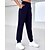 billige Yoga Leggings &amp; strømpebukser-Dame Capri Tights Yoga leggings Med lommer Mavekontrol Høj Talje Fitness Atletik Pilates Underdele Sort Mørkeblå Efterår Sport Sportstøj Tætsiddende pasform