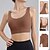 cheap Sports Bras &amp; Vests-Women&#039;s Workout Tank Tops Sports Bra Underwear Medium Support Breathable Wireless Padded Solid / Plain Color Sport Activewear Black White Gym Fitness Yoga