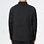 abordables Tee-shirts et chemises-Homme Sweat-shirt de sport manche longue Col montant Top Extérieur Séchage Rapide Respirant Polyester Noir Bleu Bleu de minuit Pêche Tennis Course