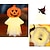 billige Innendørs- og festbelysning-2/4 stk. halloween spøkelsesgresskarlykt halloween glødende stearinlys nattlys bar hjemsøkt husdekorasjon rekvisitter festsceneoppsett
