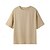 preiswerte Sets-Damen-Sets aus Baumwolle und Leinen, zweiteilige Sets, Basic, einfarbig, Tasche, elastische Taille, T-Shirt, Hose, Street, Alltag, langärmlig, Rundhalsausschnitt, Schwarz, Weiß, Marineblau, Hellbraun, Blau, Sommer, Frühling