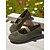 abordables Sandalias planas de mujer-Zapatos Mary Jane Flyknit con punta ancha para mujer: zapatos casuales cómodos y transpirables para uso diario, paseos por el jardín y largas horas de pie.