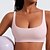 cheap Sports Bras &amp; Vests-Women&#039;s Workout Tank Tops Sports Bra Underwear Medium Support Breathable Wireless Padded Solid / Plain Color Sport Activewear Black Pink Gym Fitness Yoga