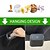 cheap Vehicle Service-Car Door Hanging Trash Bin Mini Car Garbage Can with Lid Multi-Functional Storage Box Seat Back Organizer Side Hanging Container for Vehicles