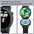 abordables Montres connectées-V15Z Montre intelligente 1.39 pouce Smartwatch Montre Connectée Bluetooth Podomètre Rappel d&#039;appel Moniteur d&#039;Activité Compatible avec Android iOS Hommes Longue Veille Étanche Contrôle des médias IP