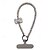 abordables Cordons et dragonnes pour téléphone-Nouvelle mode femme plein diamant lumière luxe noeud clip diamant anneau téléphone chaîne poignet suspendu chaîne téléphone corde courte