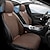 baratos Capas para bancos de automóveis-Capa de assento de carro quatro estações, almofada de assento de carro dianteira e traseira, protetor de assento compatível com airbag, acessórios de carro respiráveis