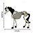 cheap Halloween-Skeleton Horse Skeleton Horse Statue Creepy Halloween Skeleton Animals Halloween Novelty Skeleton Farm