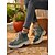 baratos Botas de combate-Botas de trabalho femininas de lona tie-dye com sola grossa – botas casuais com cadarço para atividades ao ar livre, como festivais de colheita, trabalho na fazenda e passeios de outono