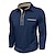 preiswerte Klassisches Poloshirt für Herren-Herren Golfshirt Golf Poloshirts Arbeit Lässig Revers Langarm Basic Modern Farbblock Tasche Knöpfe Frühling Herbst Normale Passform Aprikose Schwarz Marineblau Blau Armeegrün Dunkelblau Golfshirt