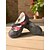 ieftine Pantofi Joși de Damă-Pantofi Mary Jane casual din piele naturală, lucrați manual pentru femei – stil vintage confortabil cu cusături contrastante, ideali pentru purtare zilnică, cumpărături și plimbări în aer liber