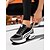 preiswerte Damen-Sneaker-Schwarze und graue klobige Laufsneaker für Damen – atmungsaktive Mesh-Schnürschuhe, lässige, sportliche Wanderschuhe fürs Fitnessstudio, Reisen und den Alltag