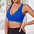 voordelige Sportbeha's en Tops-Dames Yogabeha Sport bh's Ondergoed / Onderkleding Hulp Ademend Gewatteerd Blote rug Effen / effen kleur Sport Sportkleding Zwart Wit Sportschool Volleybal Hardlopen