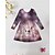 economico Abito 3D Shining Vision-ragazze&#039; 3D Coniglio Abito Manica Lunga Estate Primavera Vacanza Quotidiano Ferie Principessa Bello Dolce Bambini 4-12 Anni Vestito Casual Abito a trapezio Lunghezza al ginocchio Vestibilità regolare
