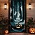 billige Halloween dørcovers-Halloween Dør Covers Spøgelse Dør Tapestry Dør Gardin Dekoration Baggrund Dør Banner til Forhenget Landhus Ferie Fest Indendørs Udendørs Dekorationsforsyninger