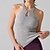 economico Top Yoga-Per donna Reggiseno da yoga Carro armato Reggiseno sportivo Supporto medio Senza ferretto Gli sport Tinta unica Top Per Palestra Atletico Pilates Abbigliamento sportivo