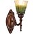 economico Luci da parete-applique da parete, lampade da parete moderne, applique da parete in stile fattoria con paralume in vetro trasparente, luci da parete per soggiorno, camera da letto, scale, bagno, corridoio 110-240 V