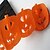 levne Halloween-1 ks halloweenská 3D dýňová girlanda s voštinovou plástve - ideální pro výzdobu uličky &amp;vylepšení slavnostní atmosféry