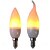 voordelige Gloeilampen-4 stuks 1 stuks e14 led vlamlampen maïslamp creatief flikkerend effect lamp ac85-265v led emulatie dynamische vlamlamp voor huisdecoratie