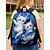 baratos Mochilas para Crianças e Adolescentes-Conjunto de mochila infantil de 3 peças em formato de gato da Kayomi Harai - linda mochila escolar com lancheira e estojo, compartimento isolado e grande capacidade para uso em escolas primárias, viagens ou piqueniques.