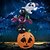 お買い得  ハロウィン-ハロウィーンの膨らませるゴースト（コウモリとカボチャ付き、6フィート）