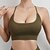 cheap Sports Bras &amp; Vests-Women&#039;s Workout Tank Tops Sports Bra Underwear Medium Support Breathable Wireless Padded Solid / Plain Color Sport Activewear Black White Gym Fitness Yoga