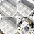 cheap Storage &amp; Organization-7pcs Clear Plastic Drawer Organizer Set, Stackable Makeup Storage Bins for Cosmetics, Office Supplies, and Desk Organization, Durable Vanity Drawer Dividers, No Assembly Required