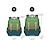 baratos Mochilas para Crianças e Adolescentes-Mochila ergonômica infantil à prova d'água com alça no peito, respirável e resistente à pressão, com vários compartimentos de grande capacidade, design elegante em cores contrastantes, adequada para ir à escola