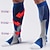 voordelige Persoonlijke Verzorging &amp; Gezondheid-3 paar comfortabele en ademende compressiesokken nylon compressiesokken voor dames, lente zomer hardloopkuitsokken, elastische lange tube sportsokken voor yoga en fitness