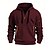 voordelige Bovenkanten-Voor heren Sporthoodie Lange mouw Capuchon Kleding Bovenlichaam Buiten Zacht Polyester Donker Grijs Zwart Wit Tennis Golf Hardlopen