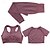 billiga Set och One-Pieces-Dam Yogatröja Loungekläder Sport-BH Sömlösa Leggings Ensfärgat Träningsdräkter Mörkgrå Sjöblå Gymträning Hög midja Stretch Andningsfunktion Kortärmad Sport Sportkläder Smal